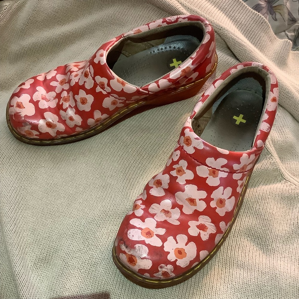 Floral Doc Marten Clogs
